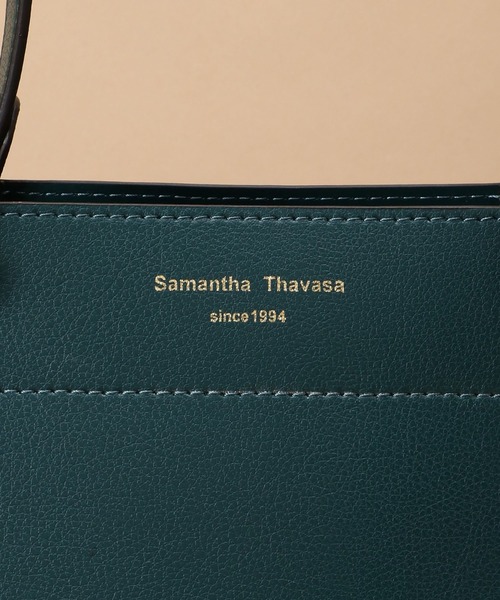 Samantha Thavasa(サマンサタバサ)の「ダブルフェイス合皮トートバッグ(トートバッグ・レディース・ブラック/グリーン/ピンクベージュ/グレイッシュベージュ・FREE)」の9枚目の写真