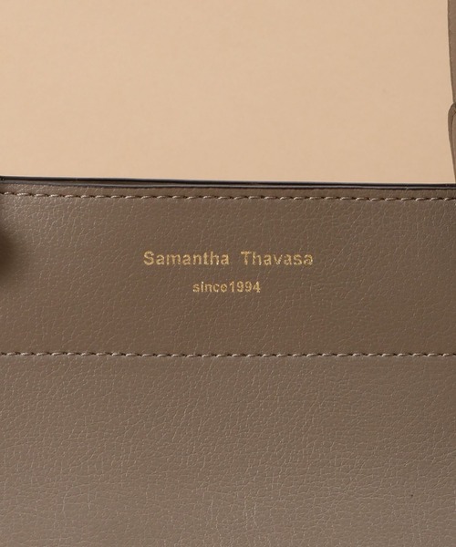 Samantha Thavasa(サマンサタバサ)の「ダブルフェイス合皮トートバッグ(トートバッグ・レディース・ブラック/グリーン/ピンクベージュ/グレイッシュベージュ・FREE)」の16枚目の写真