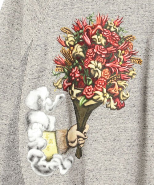 Fake As Flowers Raglan Sleeve Ho odie