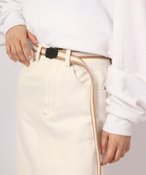 FUNALIVE(ファンアライブ)の「JON アクリルガチャベルト シンプル ロング丈(ベルト・メンズ・ベージュ系その他/ホワイト/ブラック・FREE)」の15枚目の写真