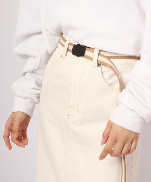 FUNALIVE(ファンアライブ)の「JON アクリルガチャベルト シンプル ロング丈(ベルト・メンズ・ベージュ系その他/ホワイト/ブラック・FREE)」の11枚目の写真