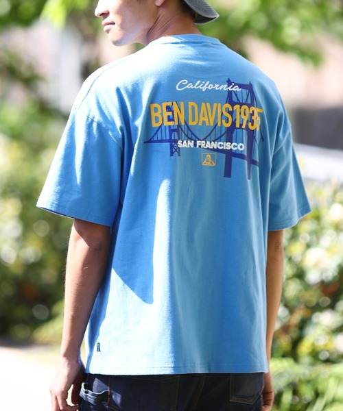 BEN DAVIS(ベンデイビス)の「《BEN DAVIS》PRINT TEE/抗菌防臭(Tシャツ/カットソー・メンズ・ブラック/ホワイト/ベージュ/ブルー系その他・SMALL/MEDIUM/LARGE/X-LARGE)」の2枚目の写真