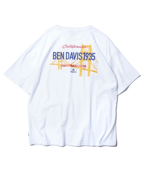 BEN DAVIS(ベンデイビス)の「《BEN DAVIS》PRINT TEE/抗菌防臭(Tシャツ/カットソー・メンズ・ブラック/ホワイト/ベージュ/ブルー系その他・SMALL/MEDIUM/LARGE/X-LARGE)」の1枚目の写真