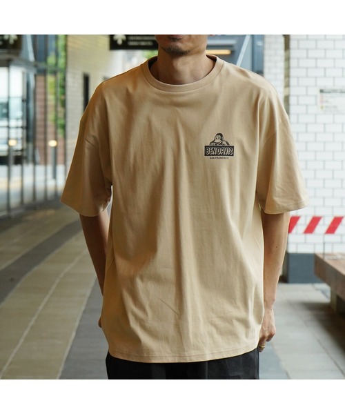 BEN DAVIS(ベンデイビス)の「《BEN DAVIS》PRINT TEE/抗菌防臭(Tシャツ/カットソー・メンズ・ブラック/ホワイト/ベージュ/ブルー系その他・SMALL/MEDIUM/LARGE/X-LARGE)」の7枚目の写真