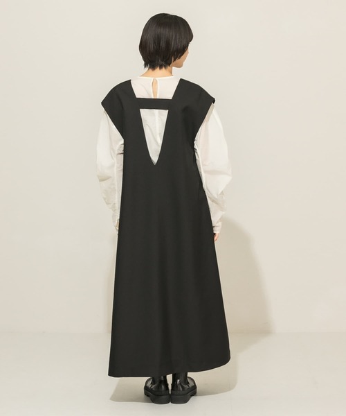 セール】Uネック2WAYジャンパースカート（ワンピース）｜KBF