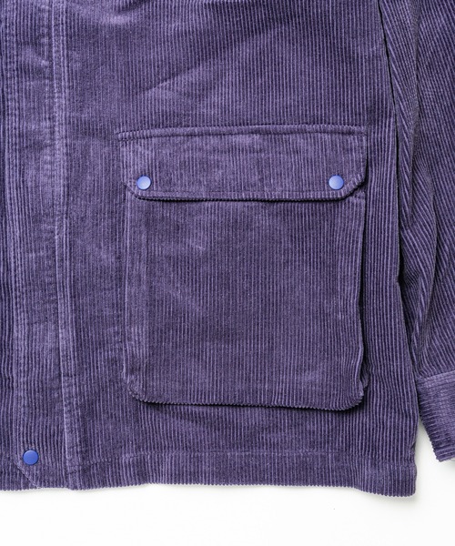 And A(アンドエー)の「AlexanderLeeChang アレキサンダーリーチャン / BLC CORDUROY TRACK JKT ロゴ刺繍 コーデュロイトラックジャケット サコッシュ付き / BC032202(ブルゾン・メンズ・ブラック/パープル/ブラウン・MEDIUM/X-LARGE/LARGE)」の11枚目の写真