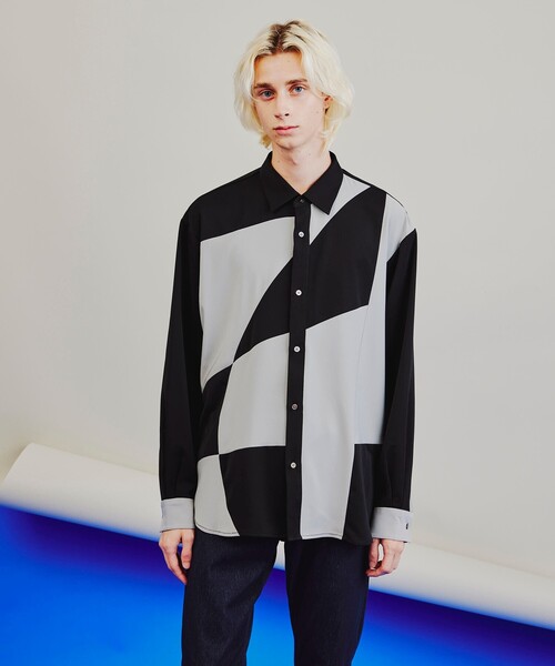 tk.TAKEO KIKUCHI(ティーケータケオキクチ)の「◆YOJIGENシャツ(シャツ/ブラウス・メンズ・ブラック系4/ダークブラウン系4・02/03)」の2枚目の写真