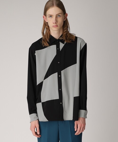 tk.TAKEO KIKUCHI(ティーケータケオキクチ)の「◆YOJIGENシャツ(シャツ/ブラウス・メンズ・ブラック系4/ダークブラウン系4・02/03)」の9枚目の写真