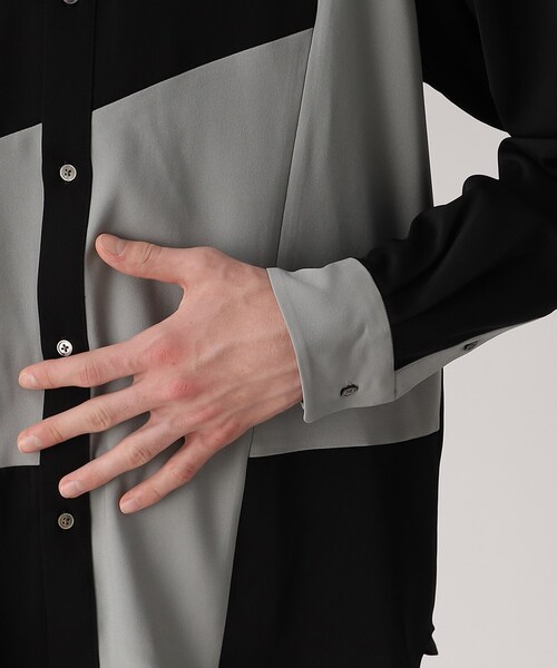 tk.TAKEO KIKUCHI(ティーケータケオキクチ)の「◆YOJIGENシャツ(シャツ/ブラウス・メンズ・ブラック系4/ダークブラウン系4・02/03)」の12枚目の写真