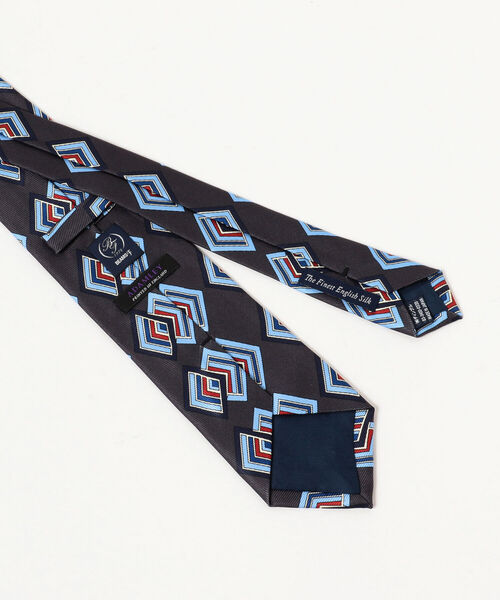BEAMS F / ADAMLEY ダイアモンド柄 プリント ネクタイの通販はau PAY 