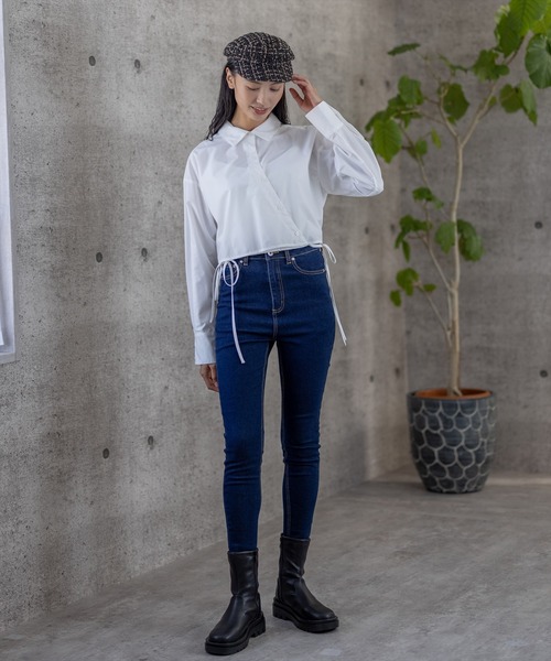 clear（クリア）の「×スキニーデニムパンツ（デニムパンツ・レディース・ライトブルー/インディゴブルー・S/M）」の22枚目の写真