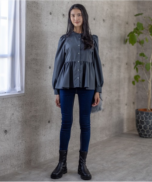 clear（クリア）の「×スキニーデニムパンツ（デニムパンツ・レディース・ライトブルー/インディゴブルー・S/M）」の17枚目の写真