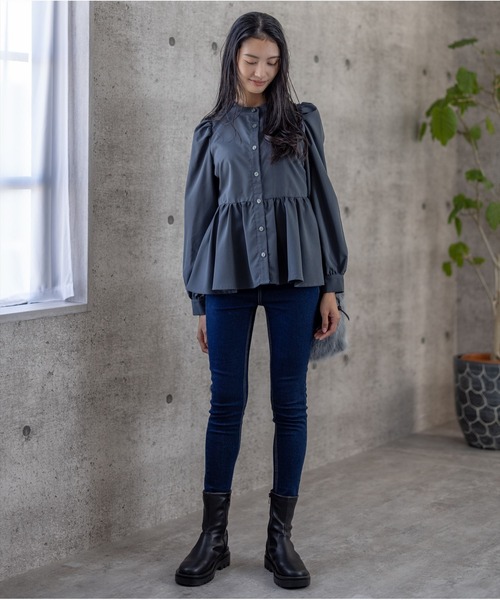 clear（クリア）の「×スキニーデニムパンツ（デニムパンツ・レディース・ライトブルー/インディゴブルー・S/M）」の9枚目の写真