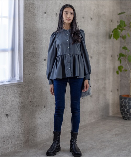 clear（クリア）の「×スキニーデニムパンツ（デニムパンツ・レディース・ライトブルー/インディゴブルー・S/M）」の10枚目の写真