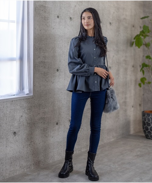 clear（クリア）の「×スキニーデニムパンツ（デニムパンツ・レディース・ライトブルー/インディゴブルー・S/M）」の12枚目の写真