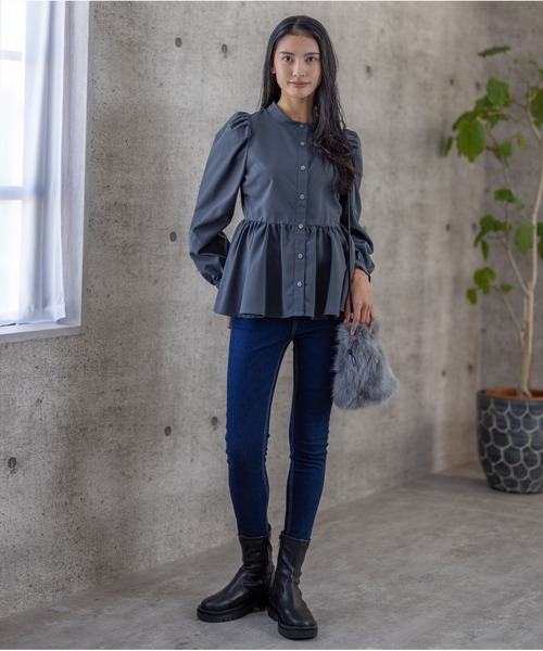 clear（クリア）の「×スキニーデニムパンツ（デニムパンツ・レディース・ライトブルー/インディゴブルー・S/M）」の14枚目の写真