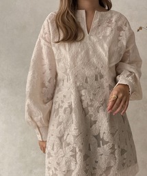 apres jour clair | 【apres jour clair】ジャガードチュニックワンピース【ZOZOTOWN限定アイテム】(ワンピース)