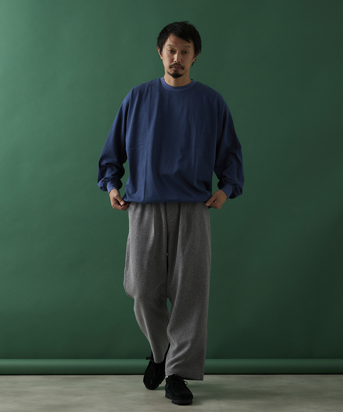 JOURNAL STANDARD relume（ジャーナルスタンダード　レリューム）の「3TONE TWEED LIKE イージーパンツ（スラックス・メンズ・ライトグレー/ブラウン系その他/ベージュ系その他・SMALL/MEDIUM/LARGE）」の11枚目の写真