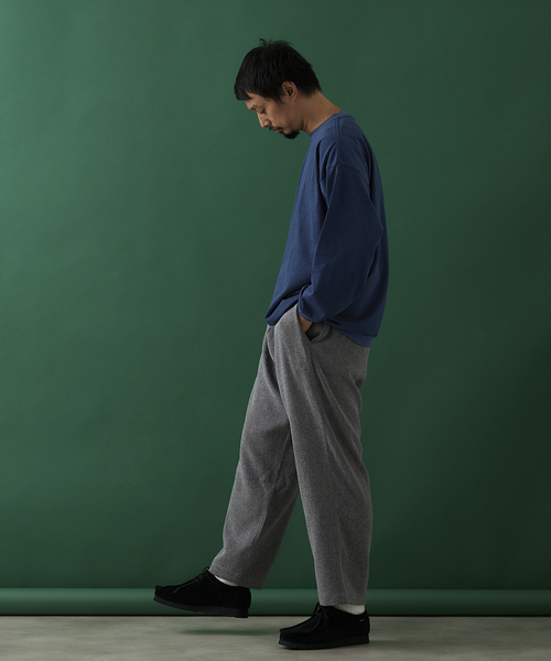 JOURNAL STANDARD relume（ジャーナルスタンダード　レリューム）の「3TONE TWEED LIKE イージーパンツ（スラックス・メンズ・ライトグレー/ブラウン系その他/ベージュ系その他・SMALL/MEDIUM/LARGE）」の12枚目の写真