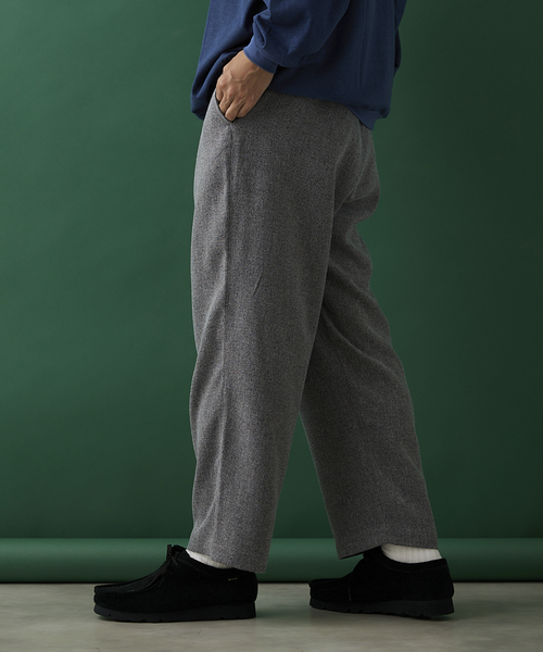 JOURNAL STANDARD relume（ジャーナルスタンダード　レリューム）の「3TONE TWEED LIKE イージーパンツ（スラックス・メンズ・ライトグレー/ブラウン系その他/ベージュ系その他・SMALL/MEDIUM/LARGE）」の13枚目の写真