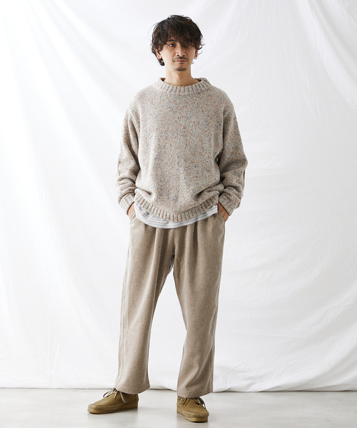 JOURNAL STANDARD relume（ジャーナルスタンダード　レリューム）の「3TONE TWEED LIKE イージーパンツ（スラックス・メンズ・ライトグレー/ブラウン系その他/ベージュ系その他・SMALL/MEDIUM/LARGE）」の16枚目の写真