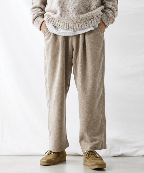 JOURNAL STANDARD relume（ジャーナルスタンダード　レリューム）の「3TONE TWEED LIKE イージーパンツ（スラックス・メンズ・ライトグレー/ブラウン系その他/ベージュ系その他・SMALL/MEDIUM/LARGE）」の18枚目の写真