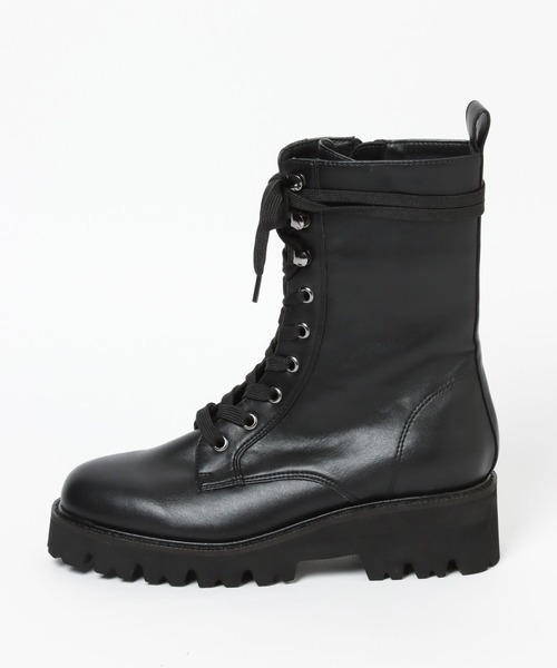 Mazell（マゼル）の「Mazell  / レースアップブーツ（ブーツ・レディース・ブラック/ブラック系その他/グレー系その他・35/36/37/38/39/40）」の9枚目の写真