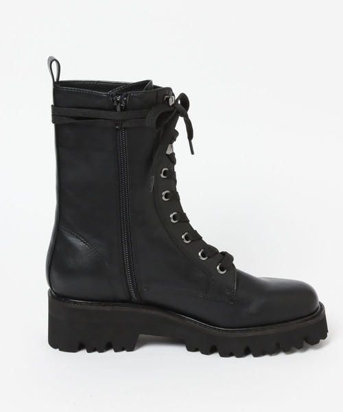 Mazell（マゼル）の「Mazell  / レースアップブーツ（ブーツ・レディース・ブラック/ブラック系その他/グレー系その他・35/36/37/38/39/40）」の10枚目の写真