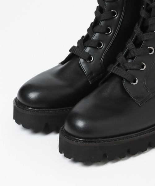 Mazell（マゼル）の「Mazell  / レースアップブーツ（ブーツ・レディース・ブラック/ブラック系その他/グレー系その他・35/36/37/38/39/40）」の13枚目の写真