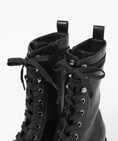 Mazell（マゼル）の「Mazell  / レースアップブーツ（ブーツ・レディース・ブラック/ブラック系その他/グレー系その他・35/36/37/38/39/40）」の15枚目の写真