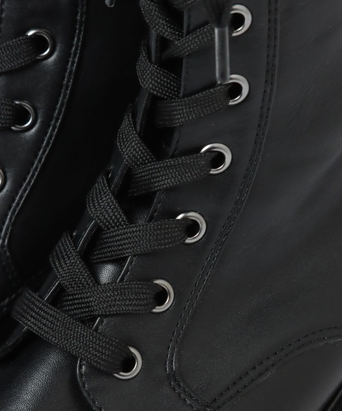 Mazell（マゼル）の「Mazell  / レースアップブーツ（ブーツ・レディース・ブラック/ブラック系その他/グレー系その他・35/36/37/38/39/40）」の16枚目の写真