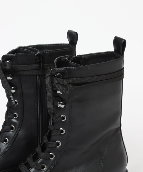 Mazell（マゼル）の「Mazell  / レースアップブーツ（ブーツ・レディース・ブラック/ブラック系その他/グレー系その他・35/36/37/38/39/40）」の17枚目の写真