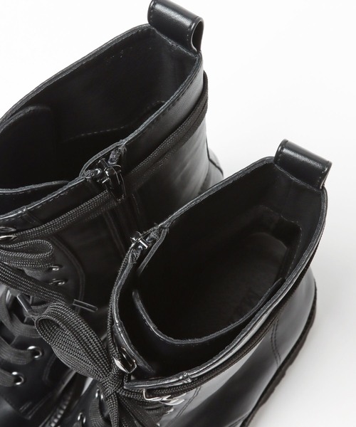 Mazell（マゼル）の「Mazell  / レースアップブーツ（ブーツ・レディース・ブラック/ブラック系その他/グレー系その他・35/36/37/38/39/40）」の19枚目の写真