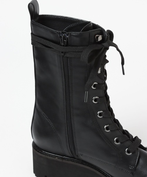 Mazell（マゼル）の「Mazell  / レースアップブーツ（ブーツ・レディース・ブラック/ブラック系その他/グレー系その他・35/36/37/38/39/40）」の20枚目の写真