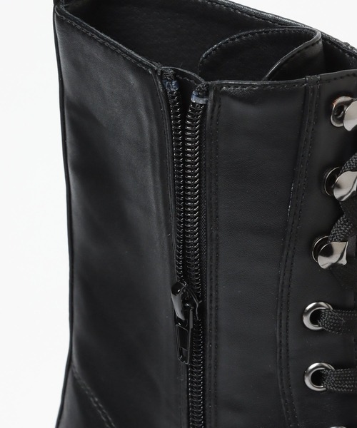 Mazell（マゼル）の「Mazell  / レースアップブーツ（ブーツ・レディース・ブラック/ブラック系その他/グレー系その他・35/36/37/38/39/40）」の21枚目の写真