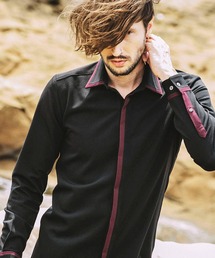 【NO ID.】Fly Front Switching Shirt / フライ フロント スイッチング シャツ