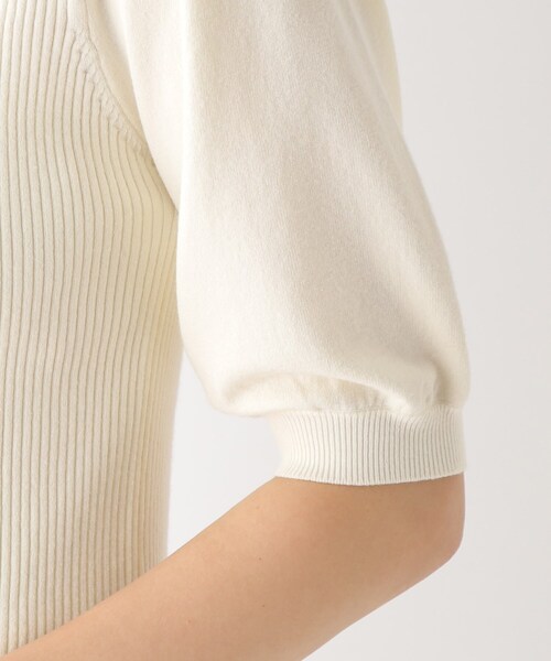 index(インデックス)の「◆パターンブロッキングタックスリーブニット【WEB限定カラー】(ニット/セーター・レディース・マスタード/ブラック系7/オフホワイト/ネイビー/ベージュ・36/40/42/38)」の17枚目の写真