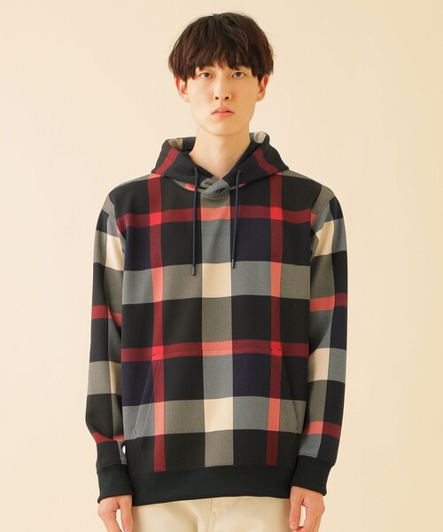 CB CRESTBRIDGE（シービークレストブリッジ）の「【Unisex】クレストブリッジチェックプルオーバーパーカー（パーカー・メンズ・ネイビー/ブルー・3/2/1/4）」の10枚目の写真