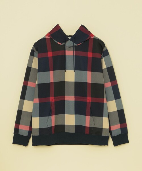 CB CRESTBRIDGE（シービークレストブリッジ）の「【Unisex】クレストブリッジチェックプルオーバーパーカー（パーカー・メンズ・ネイビー/ブルー・3/2/1/4）」の14枚目の写真