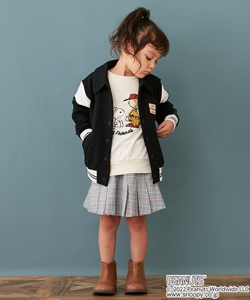 petit main（プティマイン）の「【リンク】プリーツスカパン（スカート・キッズ・ネイビー/アイボリー/グレー・80ｃｍ/130cm/110cm/90cm/120cm/100cm）」の4枚目の写真