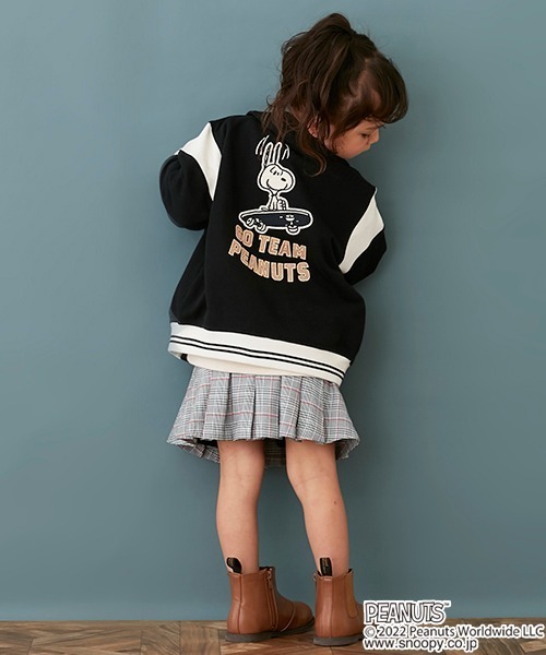 petit main（プティマイン）の「【リンク】プリーツスカパン（スカート・キッズ・ネイビー/アイボリー/グレー・80ｃｍ/130cm/110cm/90cm/120cm/100cm）」の11枚目の写真