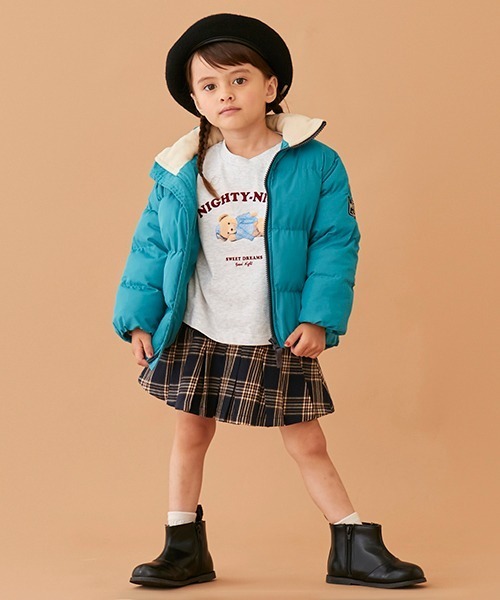 petit main（プティマイン）の「【リンク】プリーツスカパン（スカート・キッズ・ネイビー/アイボリー/グレー・80ｃｍ/130cm/110cm/90cm/120cm/100cm）」の19枚目の写真