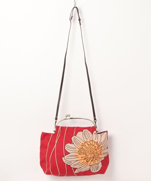 カヤ（カヤ）の「【カヤ】大輪 がま口ショルダーバッグ大（ショルダーバッグ・レディース・その他1/その他2/その他3・FREE）」の2枚目の写真