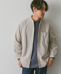 URBAN RESEARCH DOORS | 『XLサイズ/WEB限定』コーデュロイバンドカラーシャツ(シャツ/ブラウス)