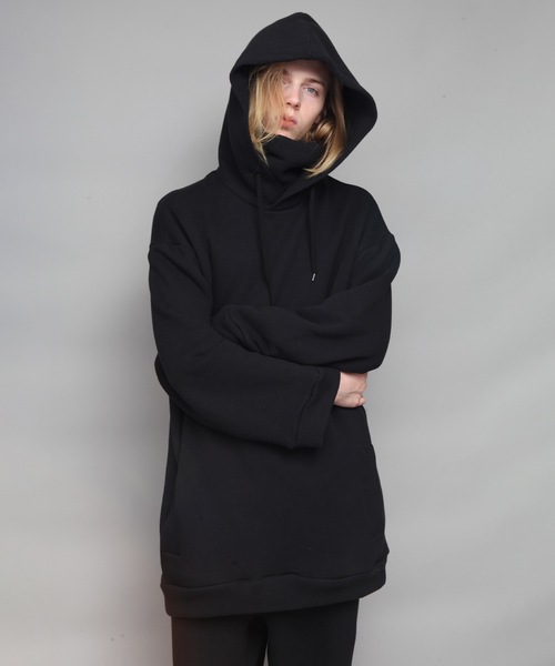 ato（アトウ）の「HOODIE WITH NECK WARMER（パーカー・メンズ・ブラック/イエロー/ライトグリーン・46/48）」の18枚目の写真