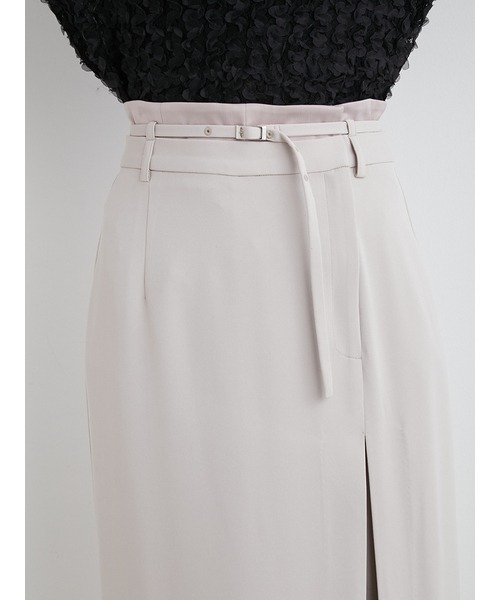 LILY BROWN（リリーブラウン）の「レイヤードウエストタイトスカートパンツ（スカート・レディース・ブラック/グレー/アイボリー・0/1）」の7枚目の写真