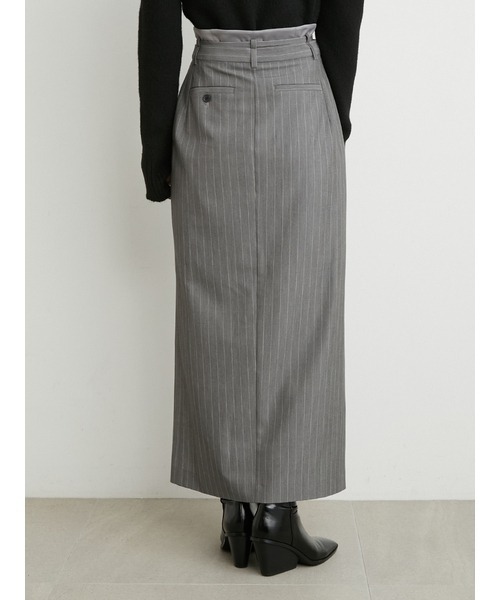 LILY BROWN（リリーブラウン）の「レイヤードウエストタイトスカートパンツ（スカート・レディース・ブラック/グレー/アイボリー・0/1）」の8枚目の写真