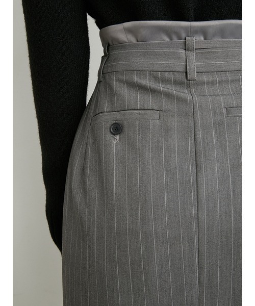 LILY BROWN（リリーブラウン）の「レイヤードウエストタイトスカートパンツ（スカート・レディース・ブラック/グレー/アイボリー・0/1）」の21枚目の写真