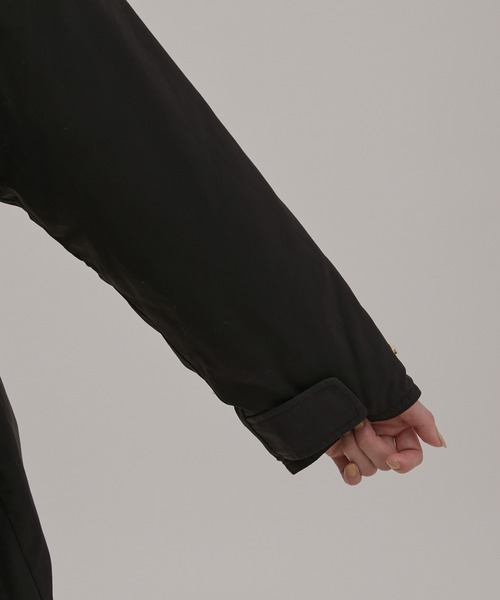 ROPE'（ロペ）の「【TAION別注】キルティングダウンリバーシブルコート（ダウンジャケット/コート・レディース・ブラック/ベージュ・38）」の8枚目の写真