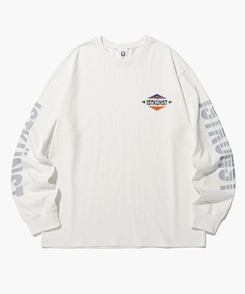 ISTKUNST(イストクンスト)の「【UNISEX】ISTKUNST/YESTERDAY長袖Tシャツ 2168691(Tシャツ/カットソー・レディース・ブラック/ホワイト・LARGE/SMALL/MEDIUM)」の2枚目の写真